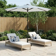 Parasol da Giardino con Luci LED 270 x 270 cm Poliestere 42036266