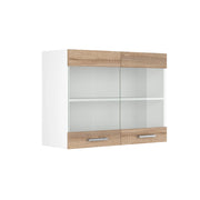 Vicco Mobile da cucina in vetro Sonoma 80 cm