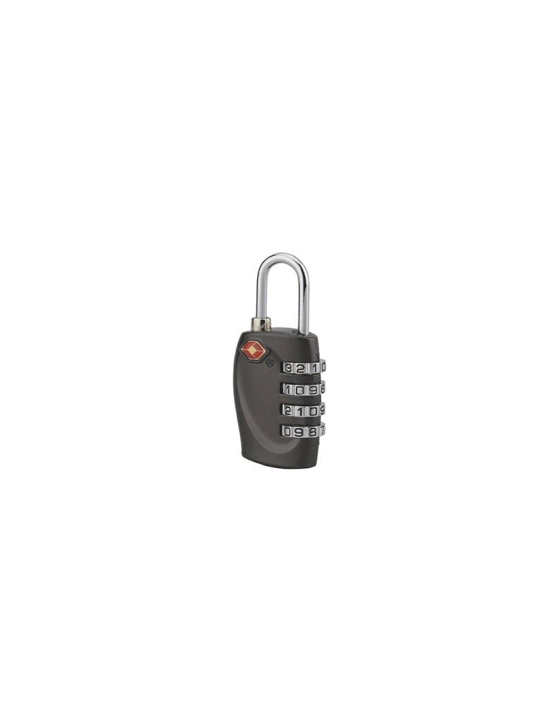 Lucchetto TSA 30 mm a combinazione di 4 cifre, arco in acciaio nichelato – THIRARD