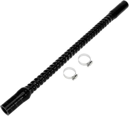 Siliconen Koelslang Universale - Diametro Interno 18 mm - Lunghezza 500 mm - Resistente a Temperatura fino a 300 °C - Tessuto a Strati Multipli - Slang di Silicone