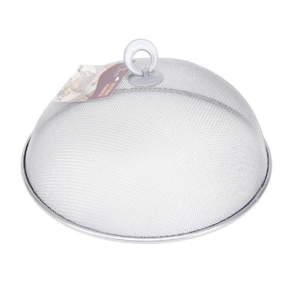 Trade Shop - Coperchio Copricibo Copri Piatti Alimenti Cibo Copertura Rete In Metallo 27,5cm -