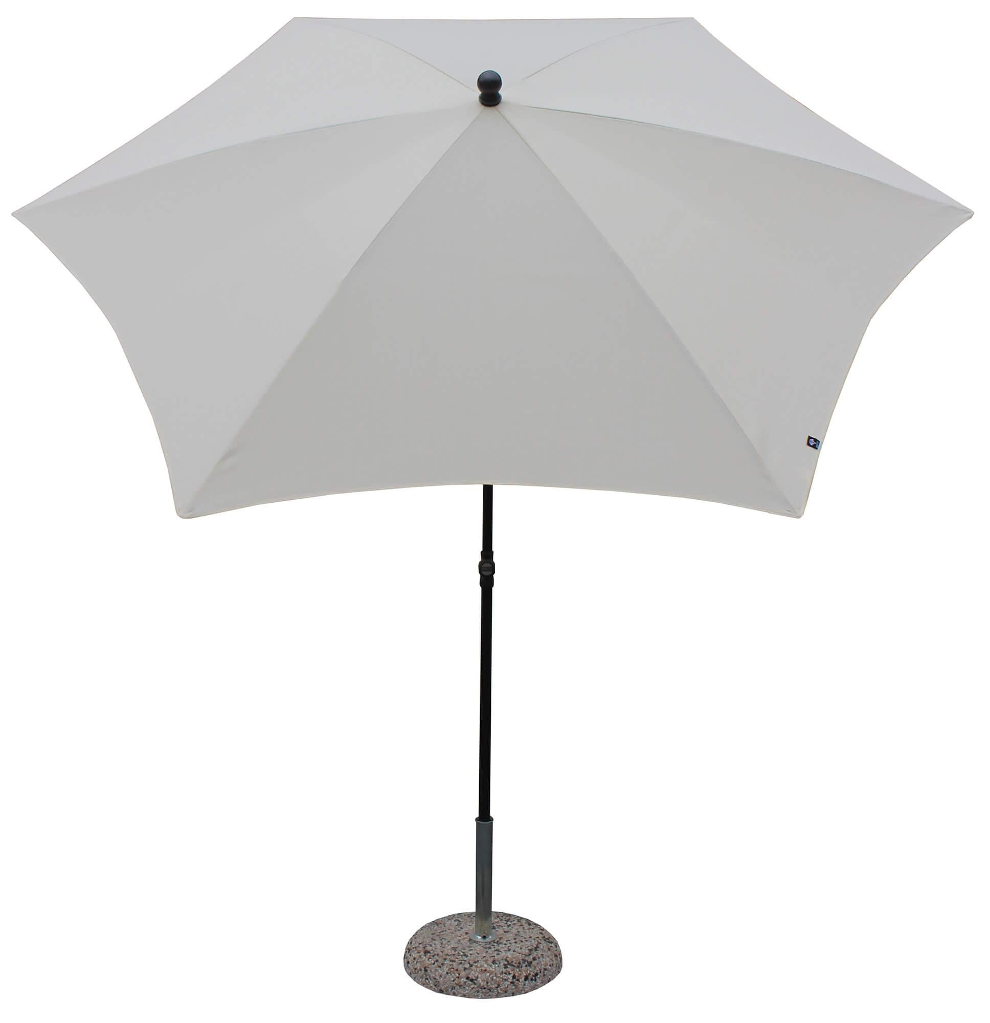 Ombrellone da Giardino Ø 2,5 m Palo Ø27 mm in Acciaio Maffei Kronos Ecrù