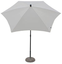 Ombrellone da Giardino Ø 2,5 m Palo Ø27 mm in Acciaio Maffei Kronos Ecrù