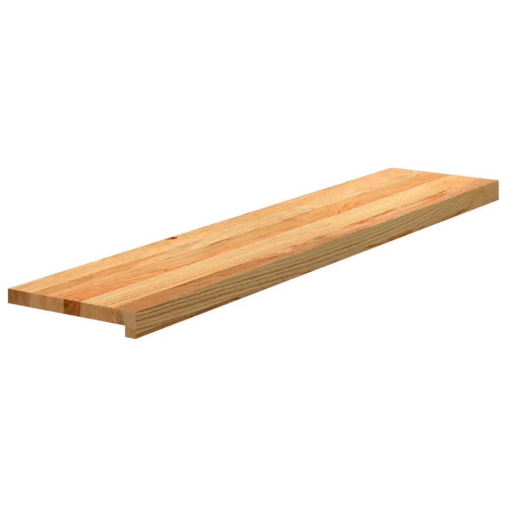 vidaXL Gradini 4 pz Marrone Chiaro 120x25x2 cm Legno Massello Rovere