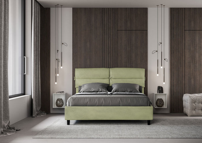Letto Matrimoniale 160x190 cm Senza Rete Nandy Tè verde