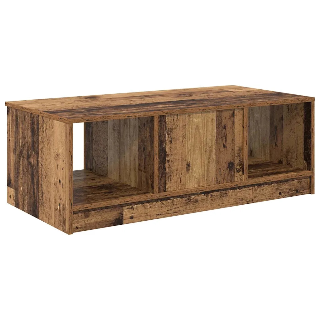 Tavolino da salotto con cassetto Legno vecchio 102 x 50 x 36cm