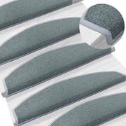 Tappetini per scale autoadesivi 15 pz 80 x 24,5 x 3,5 cm 42038644