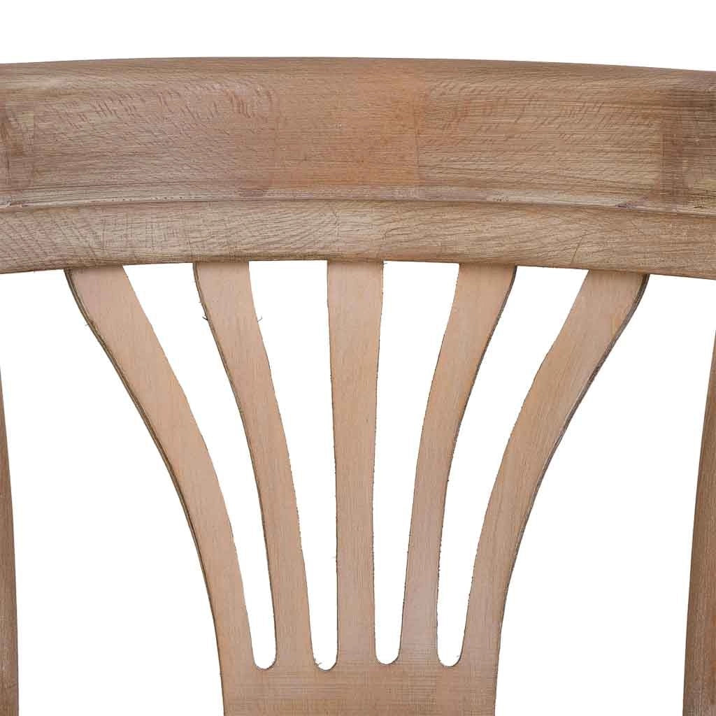 Sedia in legno e seduta in rattan 40x40x80h cm