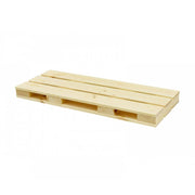 Mensola in legno naturale a forma di pallet Kimono