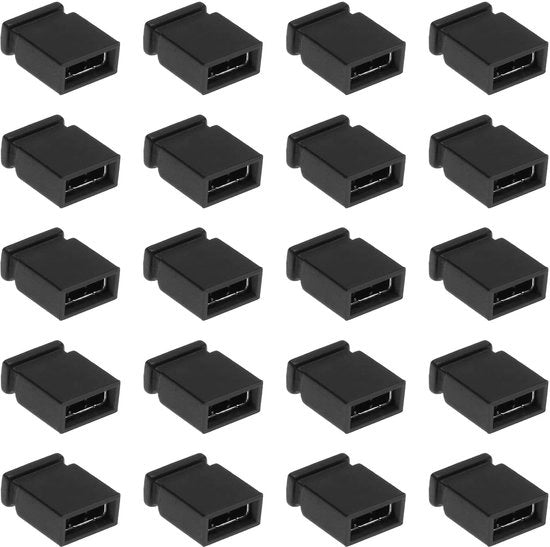 Accessori di connettore per jumper - 300 pezzi - 2,54 mm - Accessori di connettore jumper - Compatibili con dischi rigidi - Dimensioni 6,5 x 5 x 2,5 mm