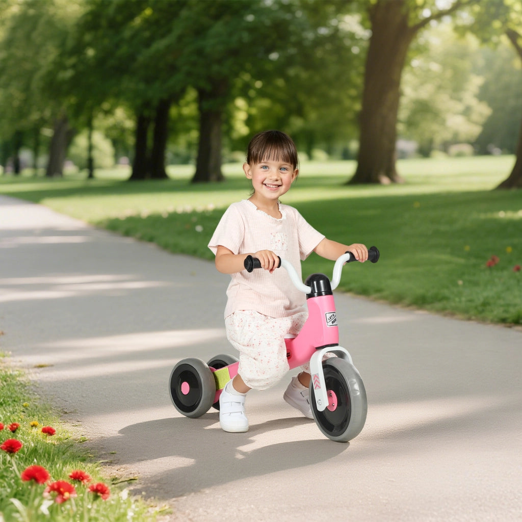 Bicicletta senza Pedali per Bambini 12-36 Mesi con Ruote Silenziose e Manubrio a 60¡ã ¨C zephmum ¨C Rosa