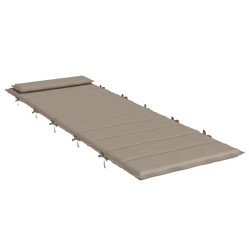 Cuscino per Lettino Tortora 180x60x4 cm in Tessuto Oxford