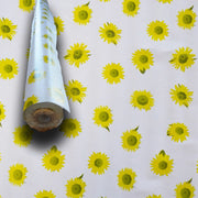 ***MEGA STOCK*** Rotolo da 20 metri (H140cm) di Tovaglia PVC telata cerata Per Casa, Sagre, Pizzerie PICCOLI GIRASOLI