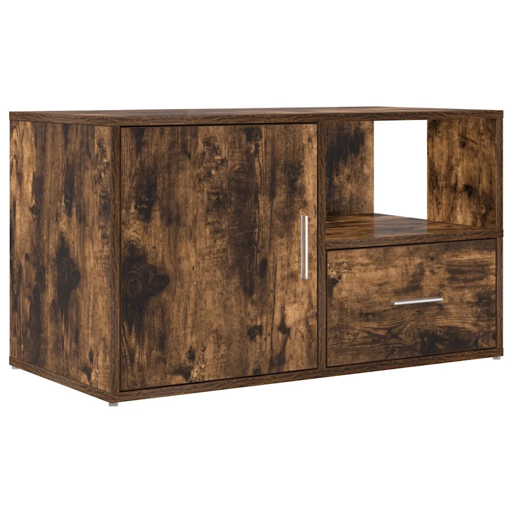 Mobile Angolare Rovere Fumo 200x40x45 cm in Truciolato CFW1961583