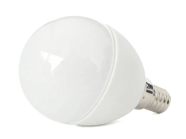 Lampada A Led E14 P45 6W Forma Sfera Bulbo Pallina 240 Gradi 220V SKU-168, Disponibili 3000K 4000K 6400K (Bianco Neutro 4000K)