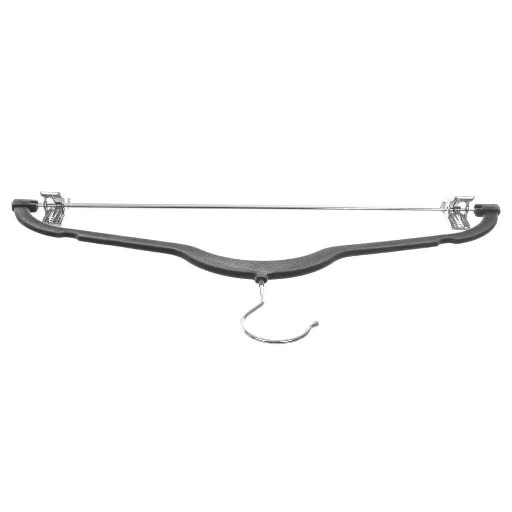 Grucce appendiabiti KADAX con clip per armadio, modello Loft, effetto floccato, 3 pezzi