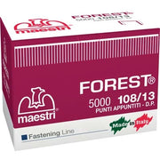 PUNTO FOREST 108/13 X FISSATRICE RO-MA - ZINCATO CF=PZ 5000 MM 10,05X8- 1 confezioni