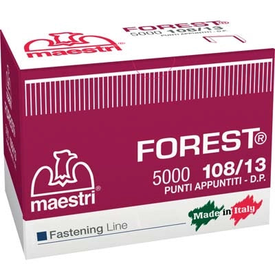 PUNTO FOREST 108/13 X FISSATRICE RO-MA - ZINCATO CF=PZ 5000 MM 10,05X8- 1 confezioni