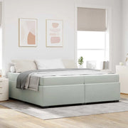 vidaXL Struttura del letto Grigio chiaro 200 x 200 cm Velluto