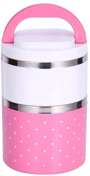 Lunchbox Isolante - 1/2/3 Strati - Uscita di Sicurezza - Adatto per Bambini - Ventiato - Maniglia per Comfort di Trasporto Facile - Contenitore di Cibo