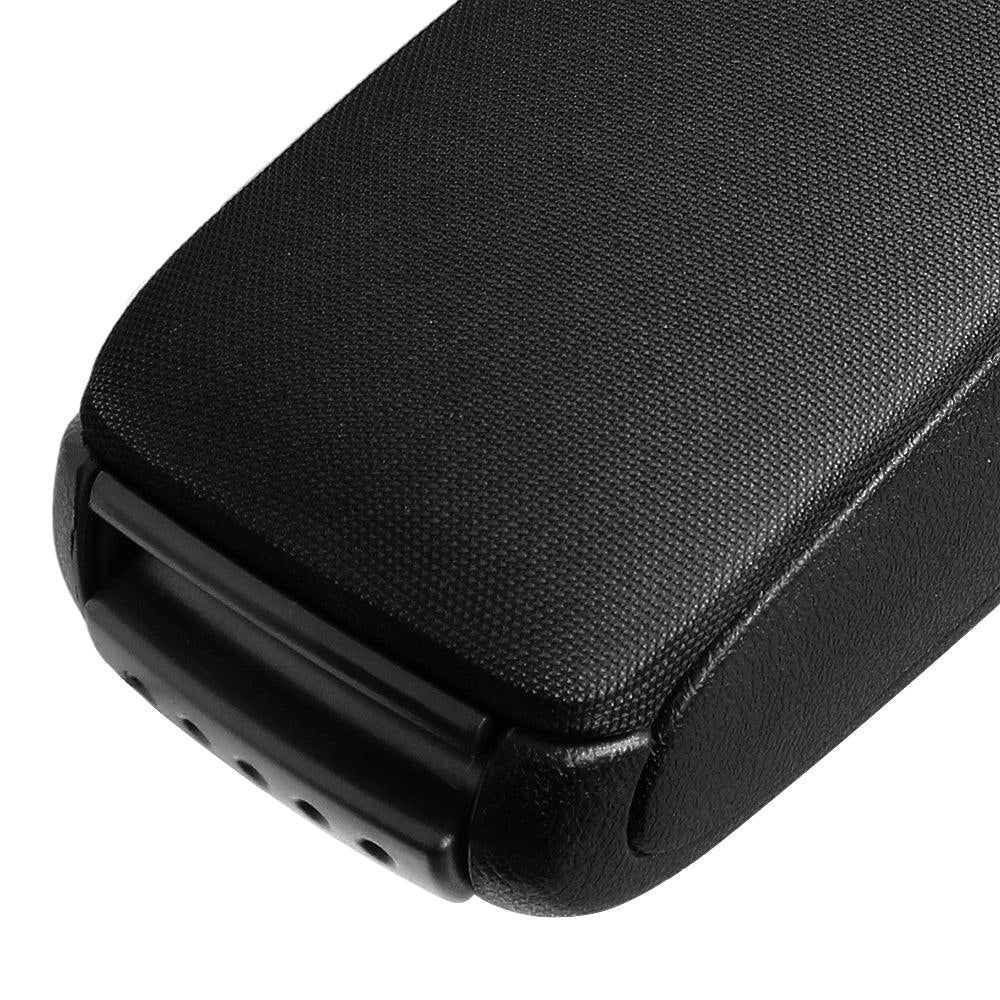 Bracciolo centrale per Peugeot 206 / 206 CC con scomparto imbottito in tessuto nero 03_0000604