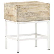 Comodino 40x30x50 cm in Legno Massello di Mango  cod mxl 29948