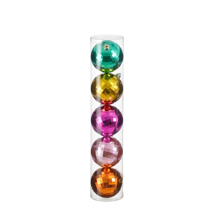 PALLINE GRANDI DISCO ORO VERDE ROSA ARANCIONE FUCSIA D15CM EDELMAN