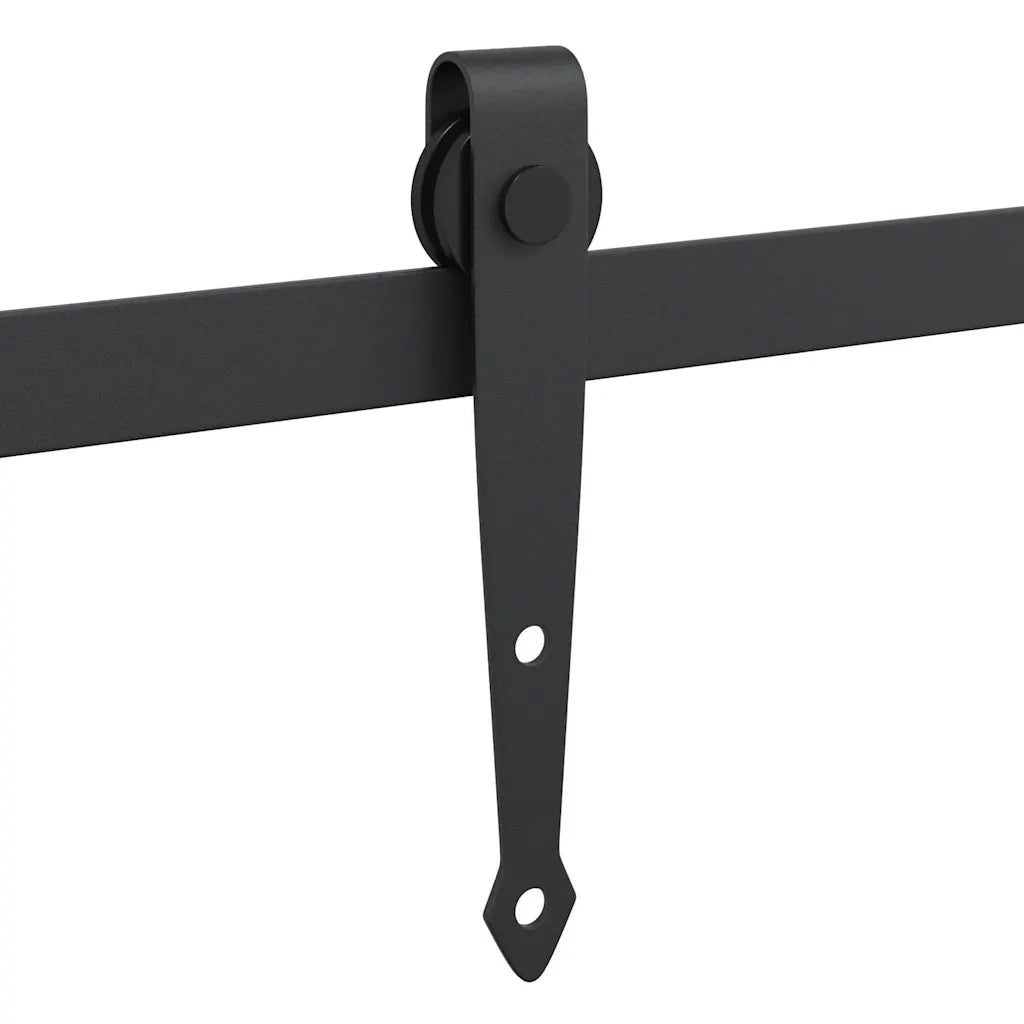 vidaXL Kit Anta Scorrevole per Armadio 200 cm in Acciaio al Carbonio