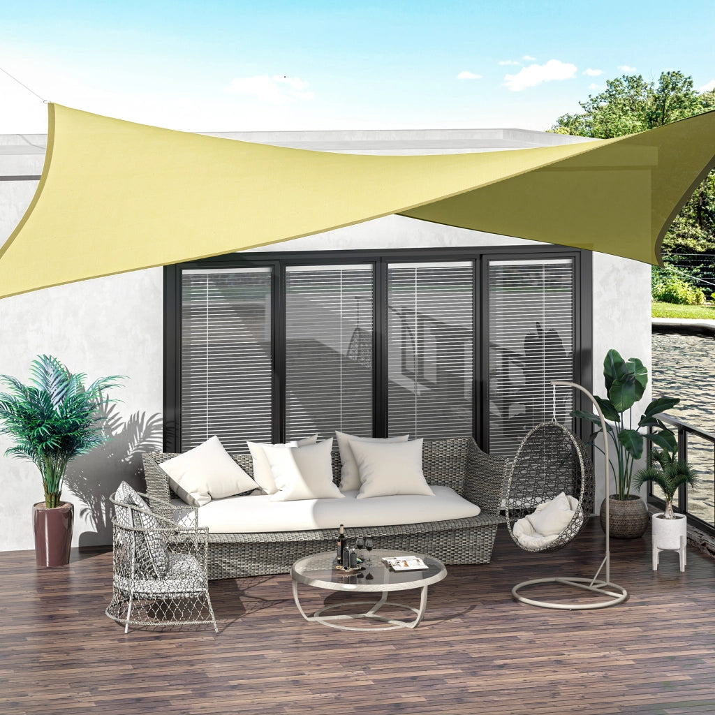 Telo ombreggiante rettangolare ¨C zephmum ¨C 4x6m sabbia