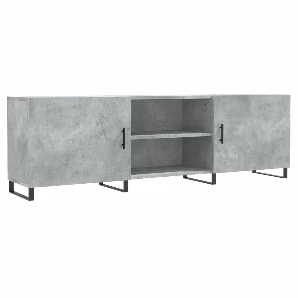 Mobile Porta TV-Mobile per TV-Credenza TV Grigio Cemento 150x30x50cm in Legno Multistrato 235421