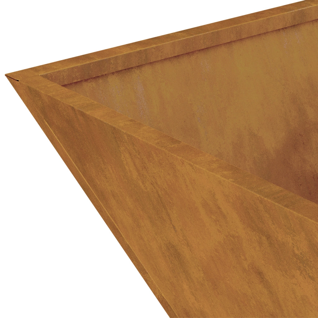 Fioriera in Metallo Acciaio Inossidabile 35 x 35 x 15 cm Durevole