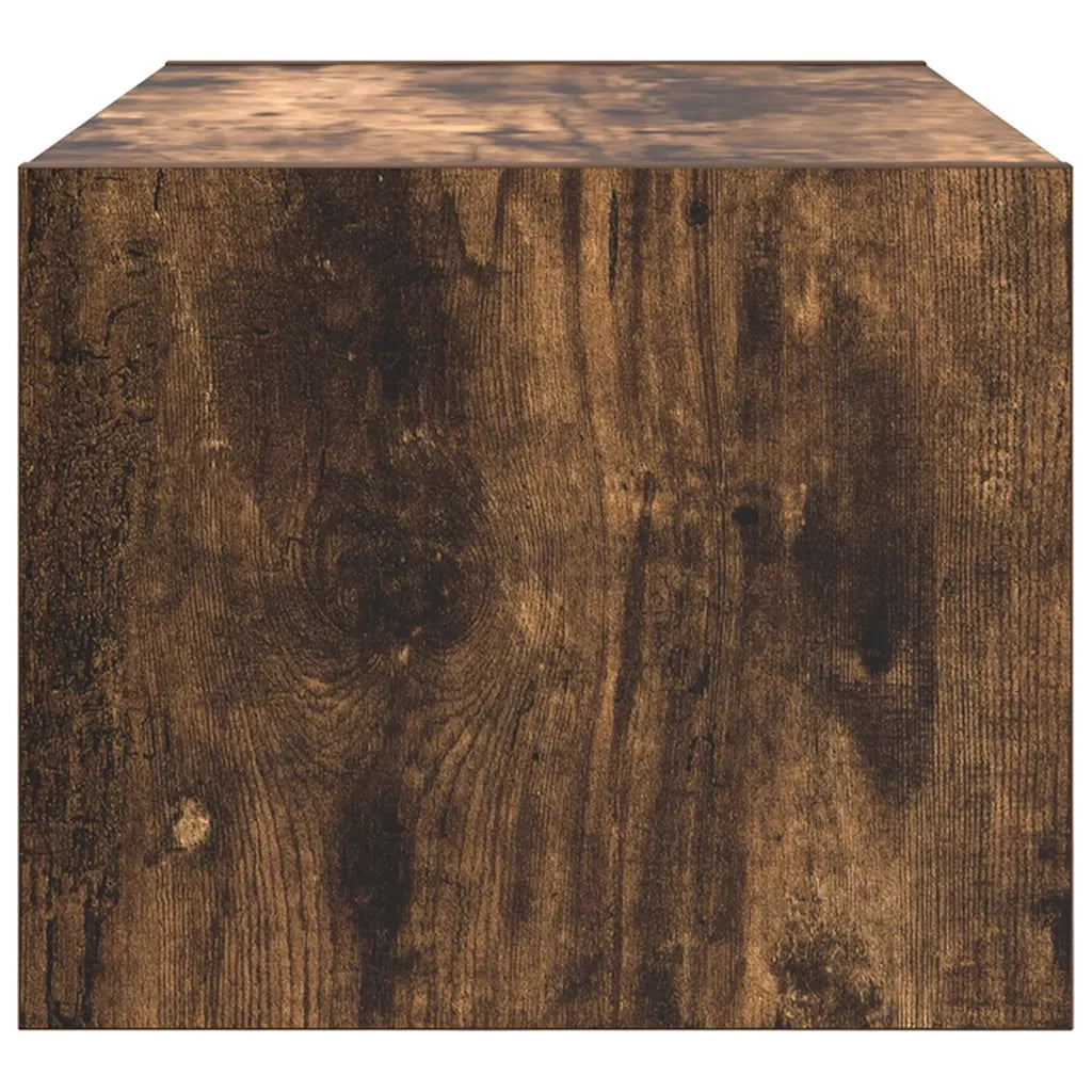 Mobili TV 2 pz Rovere Fumo 60x31x25,5 cm Legno Multistrato 861499