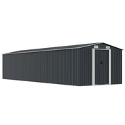 Capanno da Giardino Antracite 257x779x181cm in Acciaio Zincato cod mxl 65826