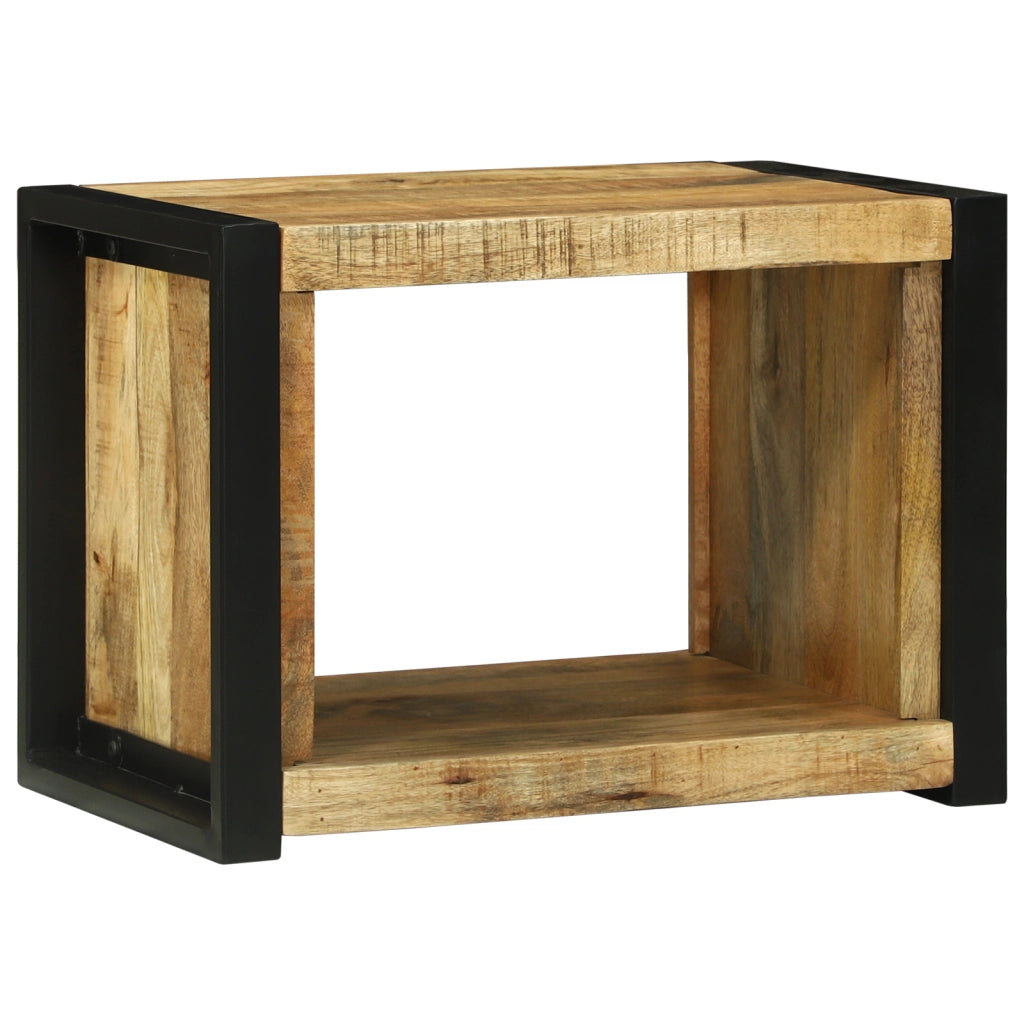 Cubo da Parete 55x35x40 cm Legno Massello di Mango