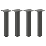 Gambe per tavolino 4 pz Antracite 42-44 cm Acciaio 4012454