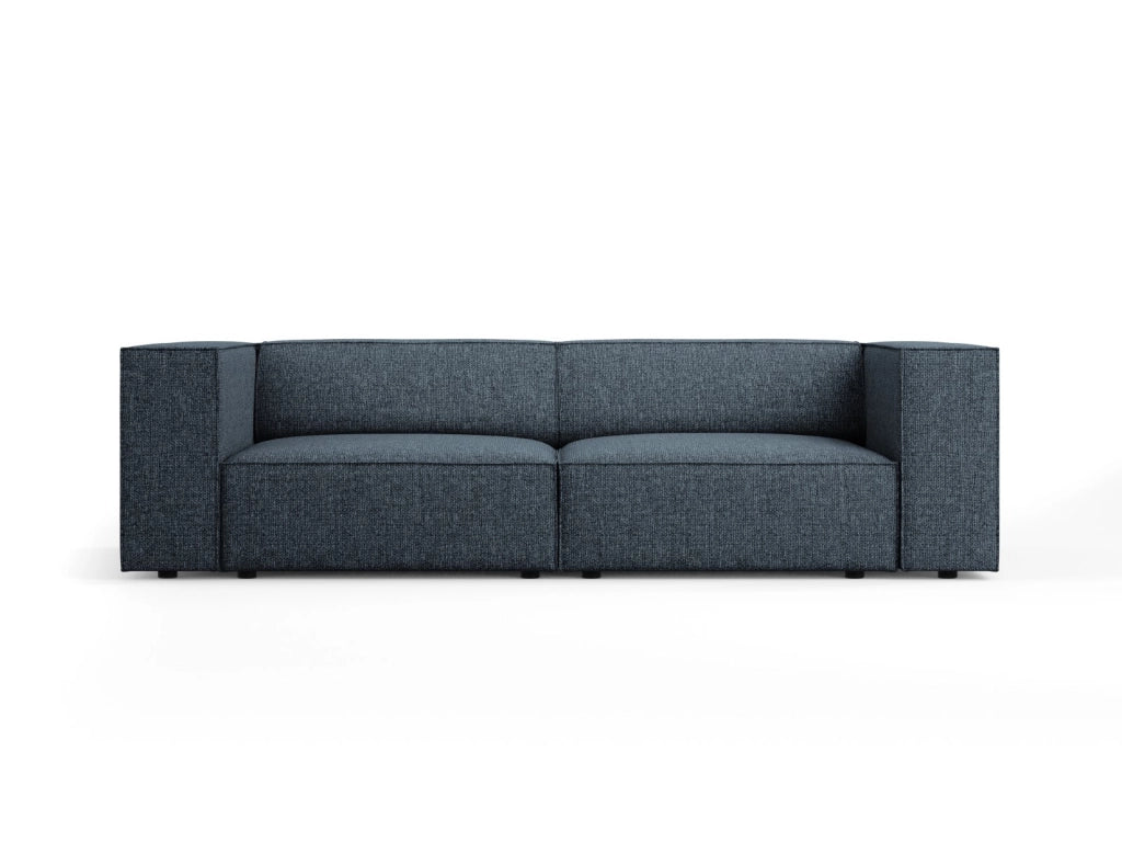 Cosmopolitan Design - Divano "Arendal" 3 posti in ciniglia blu reale 