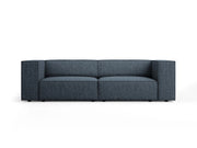 Cosmopolitan Design - Divano "Arendal" 3 posti in ciniglia blu reale 