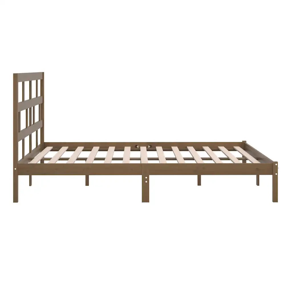Giroletto Ambra senza Materasso in Legno di Pino 200x200 cm