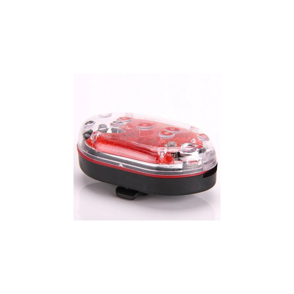 Trade Shop - 9 Led Bicicletta Luce Posteriore Lampeggiante 7 Modello Luminosità Sport Cintura -