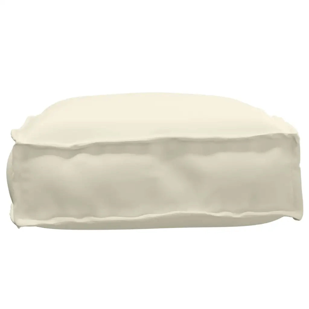Cuscino Crema 60 x 40 x 8 cm Tessuto Oxford 42001610