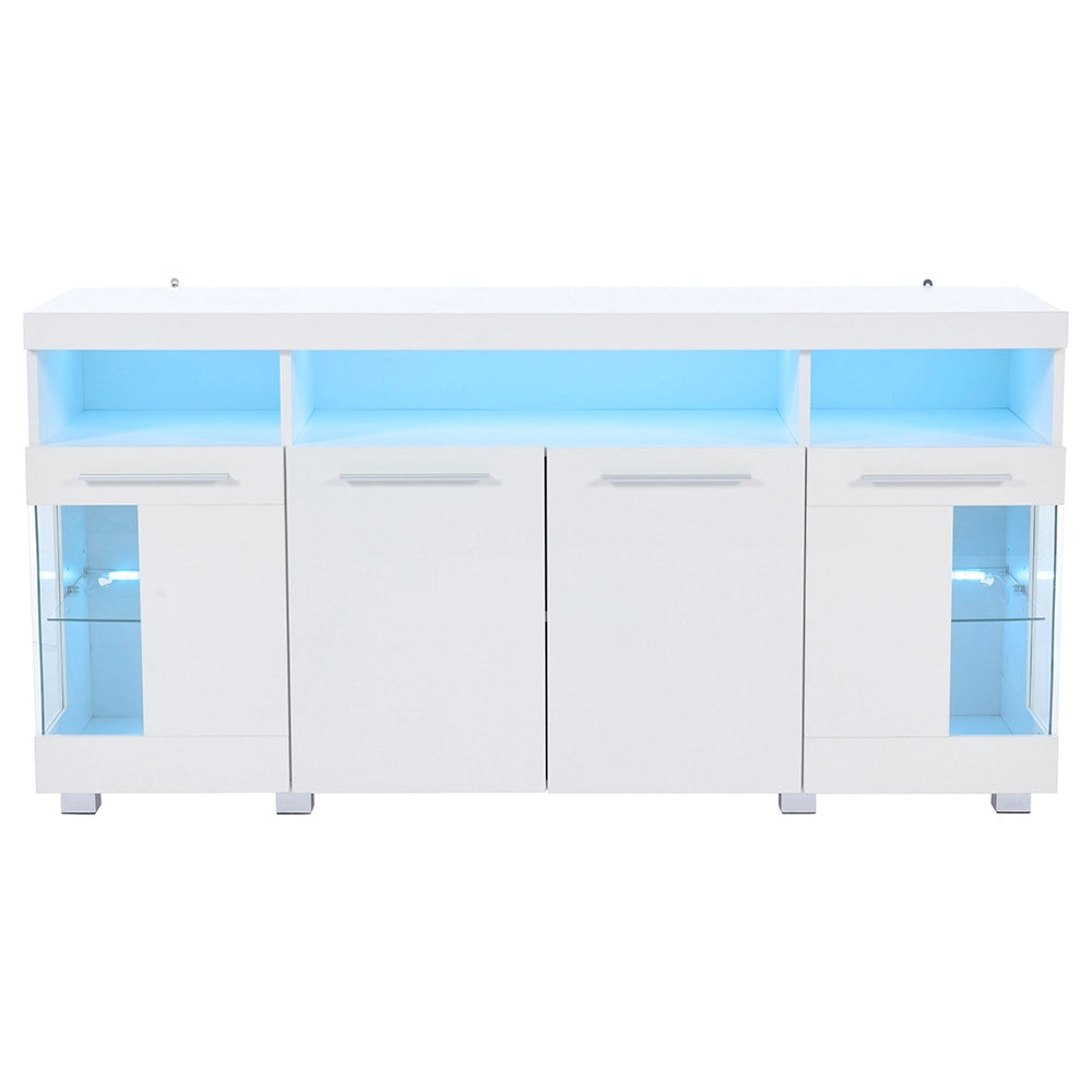 Mobile-Xylo-140x40x70cm 3 scomparti illuminazione LED bianco