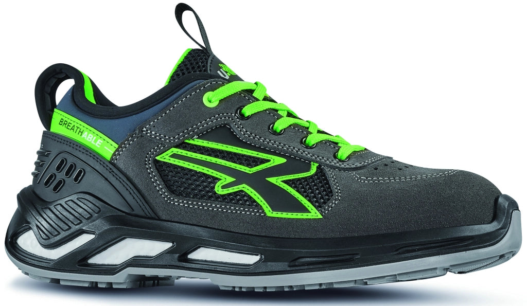 U-Power SCARPE ANTINFORTUNISTICA BASSE S1P SRC ESD NEGAN Col. Antracite Mis. 45