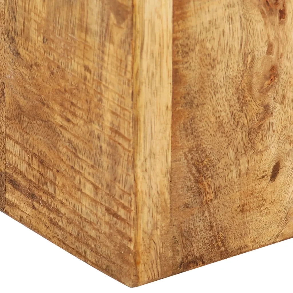 Supporti per Piante 2 pz in Legno Massello di Mango 320804