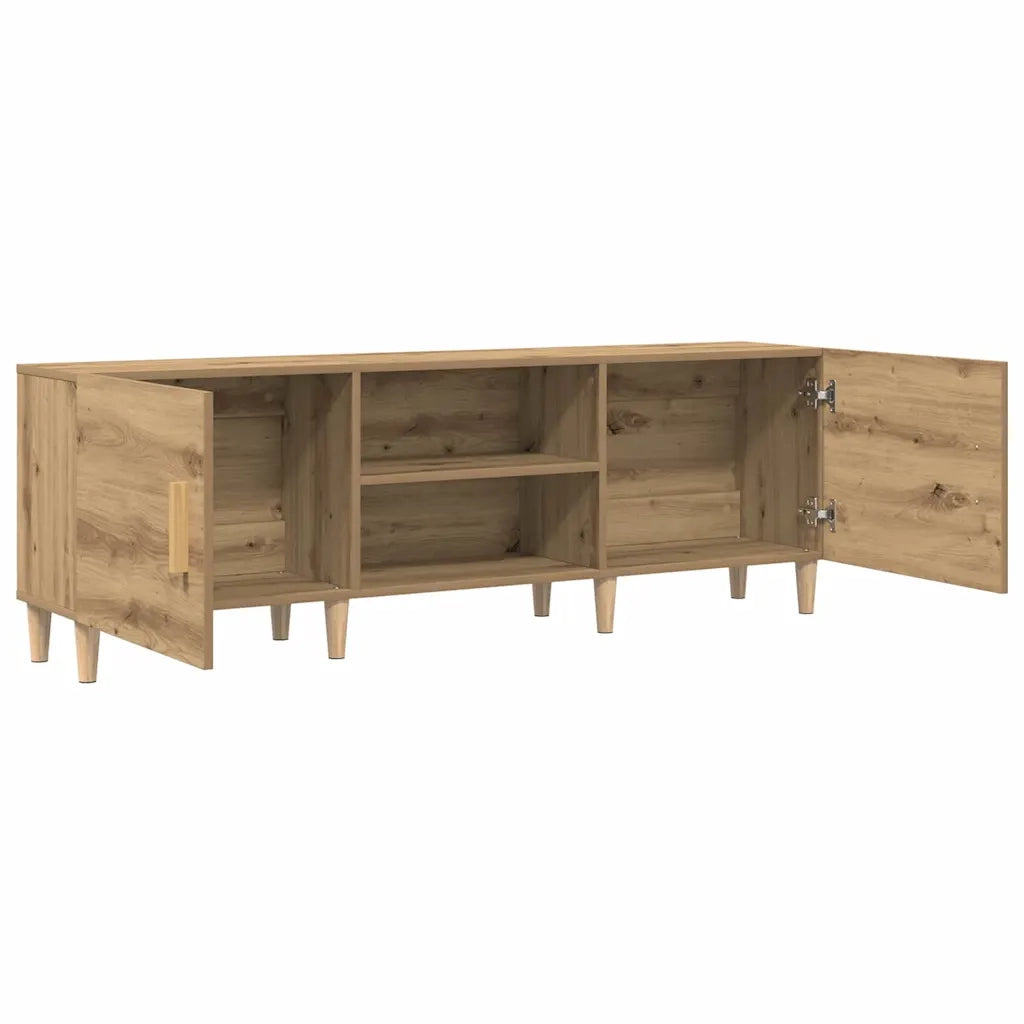 Mobile TV-Credenza per TV-Console TV rovere artigianale 150 x 30 x 50 cm Legno multistrato 571913