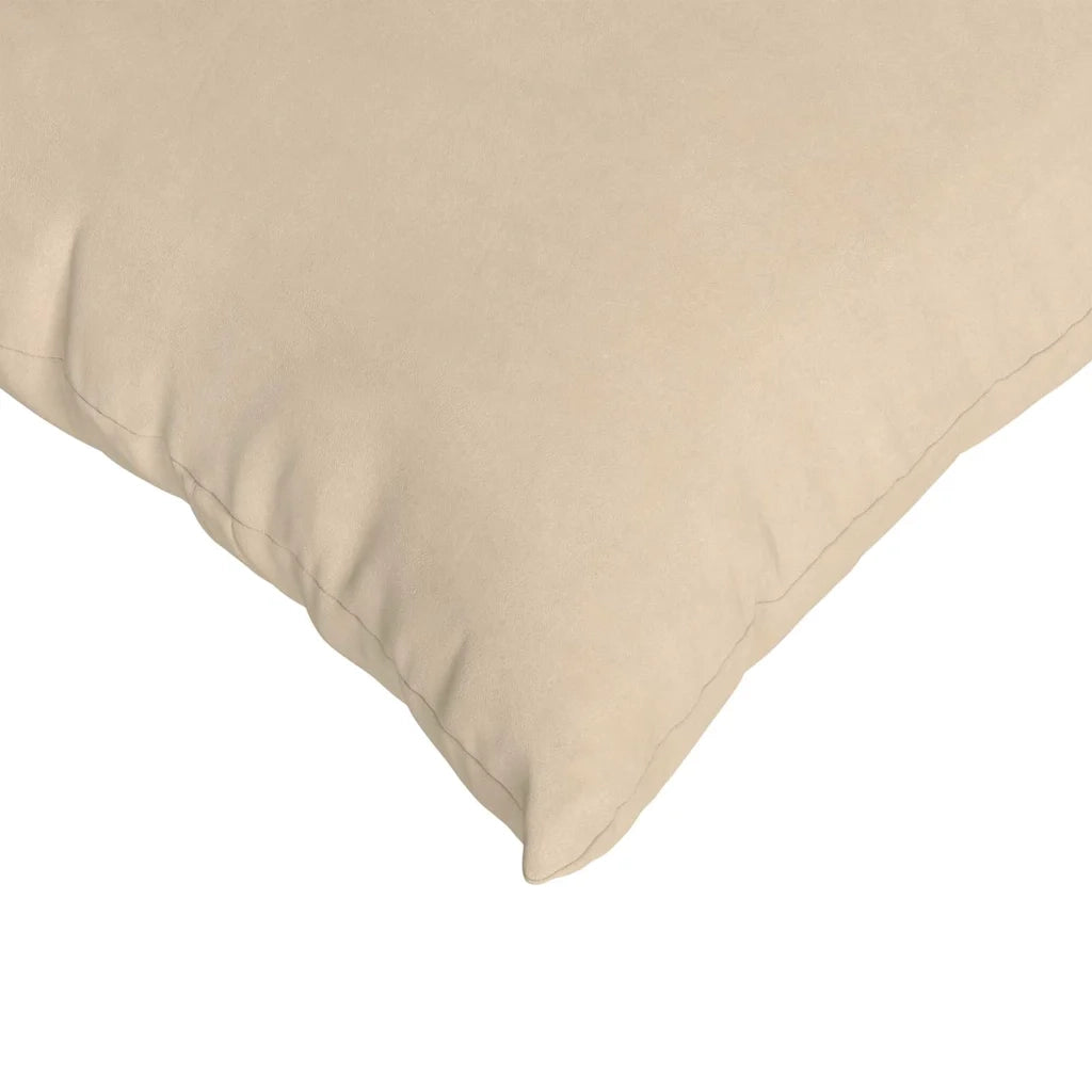 Cuscini da Divano 2 pcs Crema 50 x 50 cm Tessuto 42013987