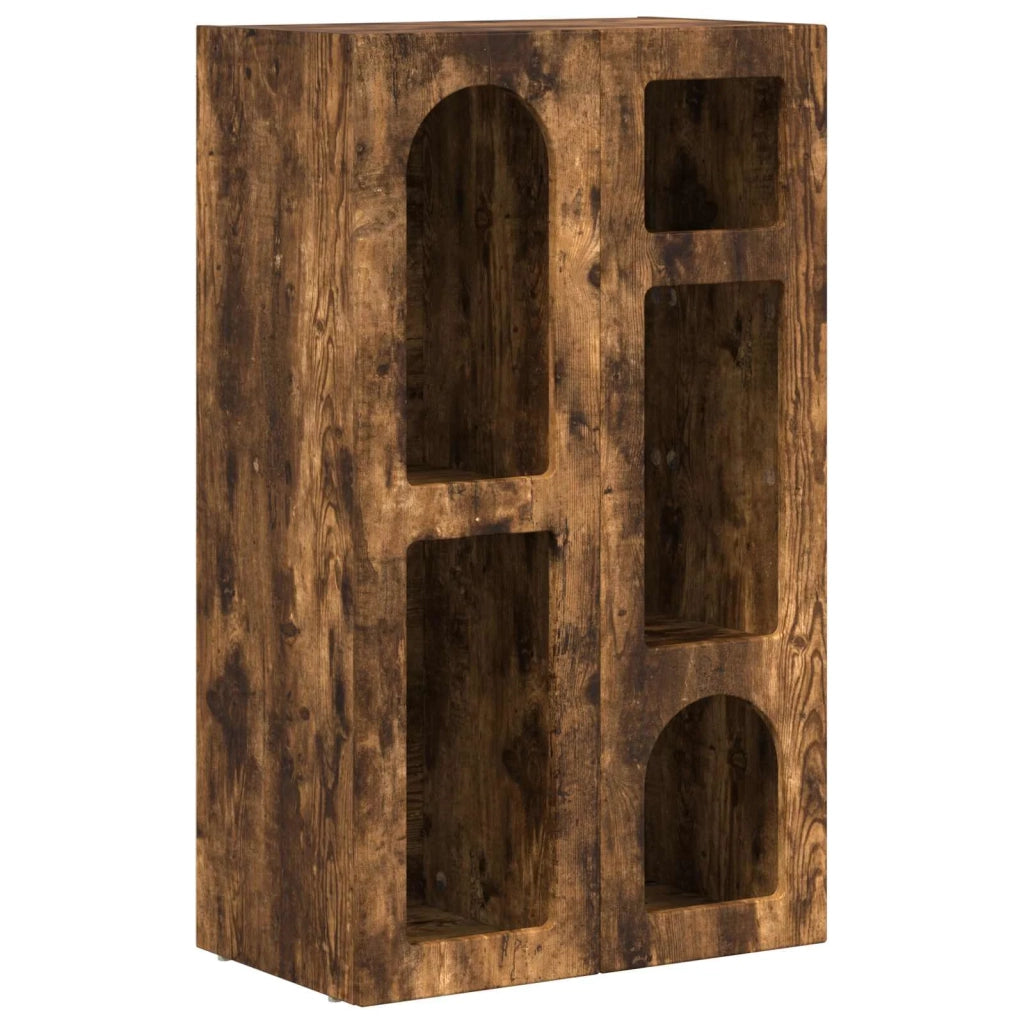 Credenza-Buffet-Armadio da cucina Rovere fum¨¦ 59 x 35 x 100,5 cm Legno multistrato