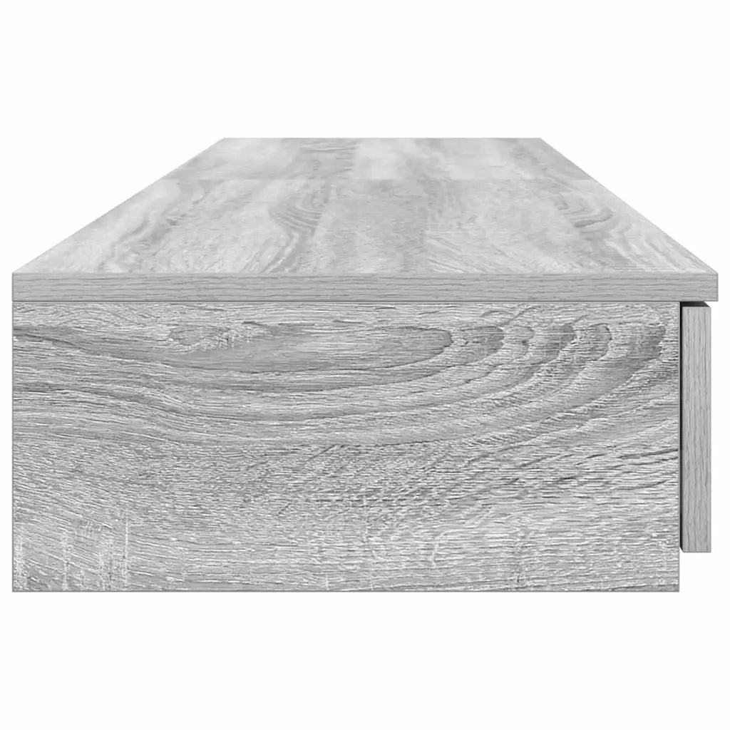 Cassetti per letto | Comodino | Armadio da Notte | Mobiletto da notte Grigio Sonoma 135 x 36,5 x 16,5 cm
