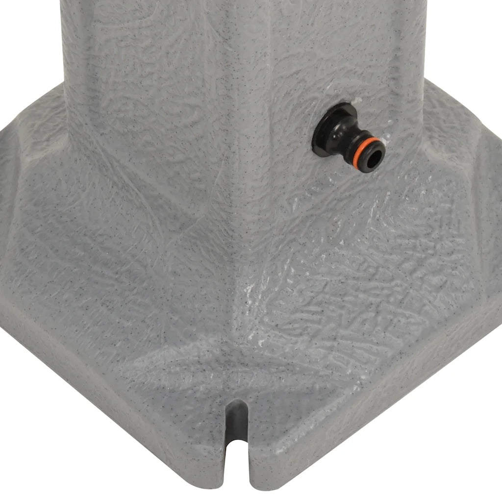 Cisterna da Giardino e Rubinetto Grigio Chiaro Effetto Pietra CFW5513544