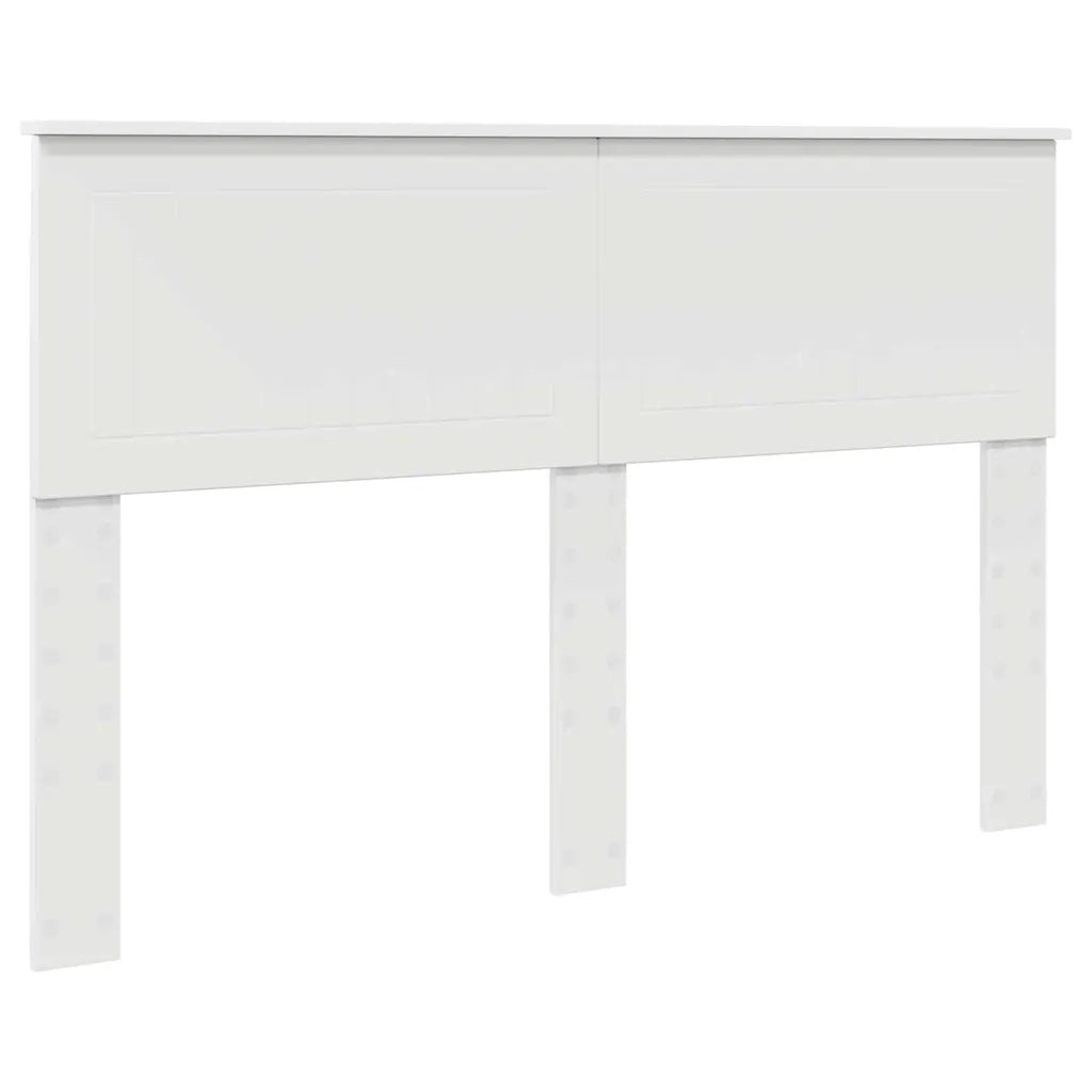 Testiera-Testata-Testiera Decorativa Bianco 140 cm Legno multistrato 722416