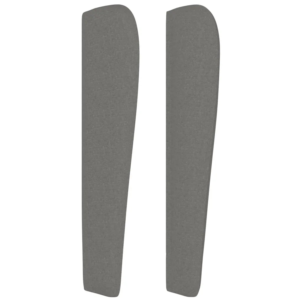 Testiera ad Orecchio Grigio Scuro 93x23x118/128 cm in Tessuto 3117659